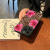 Leopard Print Flowers Phone Case For iPhone 16 15 Pro Max 14 Pro 13 12 11 16E 7 8 Pus XR XS X SE2 Shockproof Silicone Soft Cover