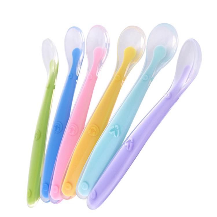 Compre Bebe De Silicone Suave Colher Recem Nascido Adoravel Talheres Talheres Infantil Comendo Colheres De Alimentacao Barato Frete Gratis Avaliacoes Reais Com Fotos Joom