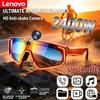 Lenovo 2026 New 2400W ChatGPT AI Smart Glasses 1080P Anti Shake Video Cycling Sport Sunglasses Dual Mic 32GB Windproof Goggle