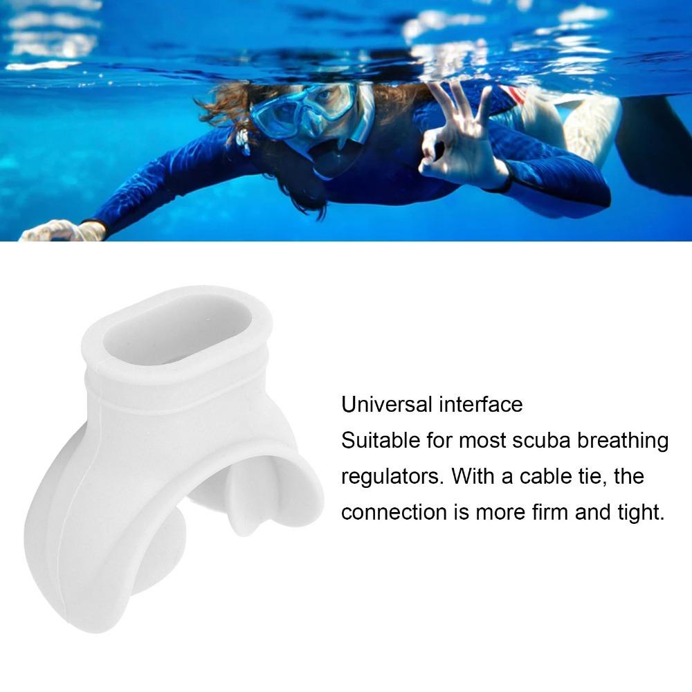 Comfort Bite Scuba Diving Regulator Mouthpiece Silicone Replacement Mouthpiece for Swimming
