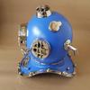 45.72 Cm Blue Scuba Diving Helmet Mark V Deep Diving Divers Helmet Home, Office Decor