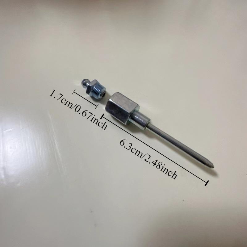 1pc Needle Type Grease Nozzle, Grease Nozzle, Grease Gun, Pointed Nozzle, Grease Nozzle, Narrow Needle Accessory