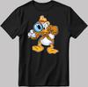 Donald Duck Cosplay Funny Short Sleeve White-Black Men's / Women's T Shirt N533