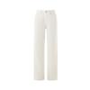 LANCY EUROPE EiLEEN ELITEE Straight Fit White Cotton Jeans