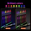Direct Liquid Paint Pens Human Body Fluorescent Paint Pen Set 8 Colors Party DIY Paint Pens,8ml