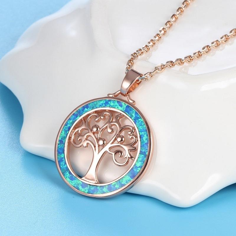 JewelryWe Retro Tree of Life Yggdrasil Pendant Hollowed