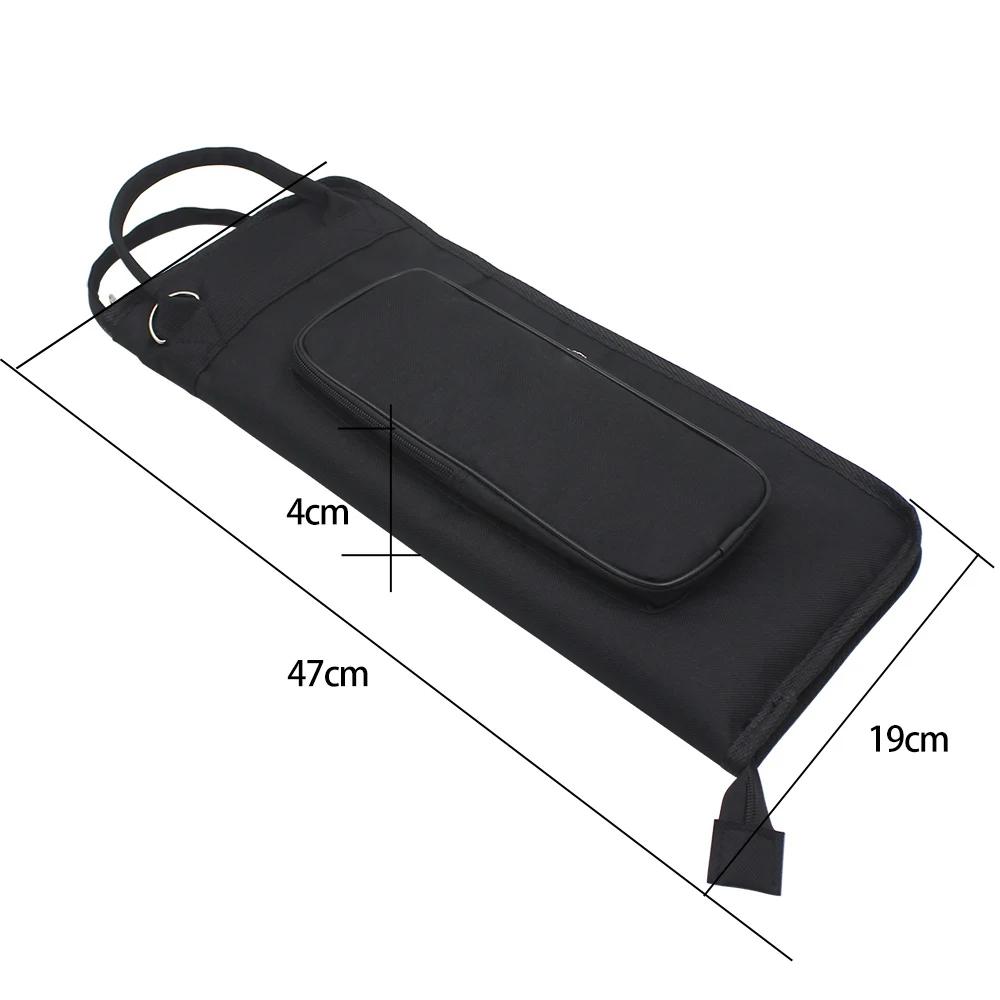 IRIN Black Drum Stick Handbag Thicken Cotton Oxford Cloth Waterproof Backbag Jazz Drum Big Capacity Bags Percussion Instrument
