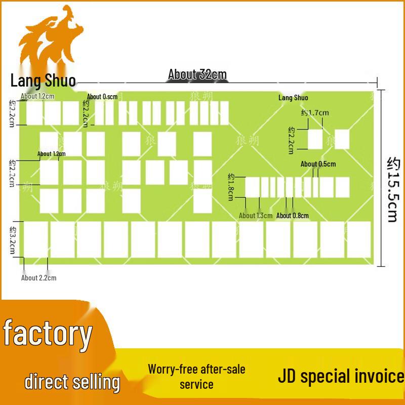 Langshuo Combination Surveying Frame Ruler Set