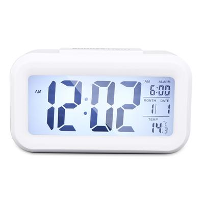 Original Digital LCD Display Wecker Mit Hintergrundbeleuchtung Quadratische Digitale Uhr Wohnkultur Elektronische Alarm Snooze Uhr