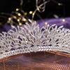 Echsio Stock Wedding Tiara Classic New Exquisite Design Bridal Hair Accessory Vintage Crown for Women BC6480 Corona Princesa