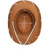 1PC Children's Cowboy Hat Halloween Carnival Party COSPLAY Stereotypes Hat Men's Large Brim Decorative Bowler Hat