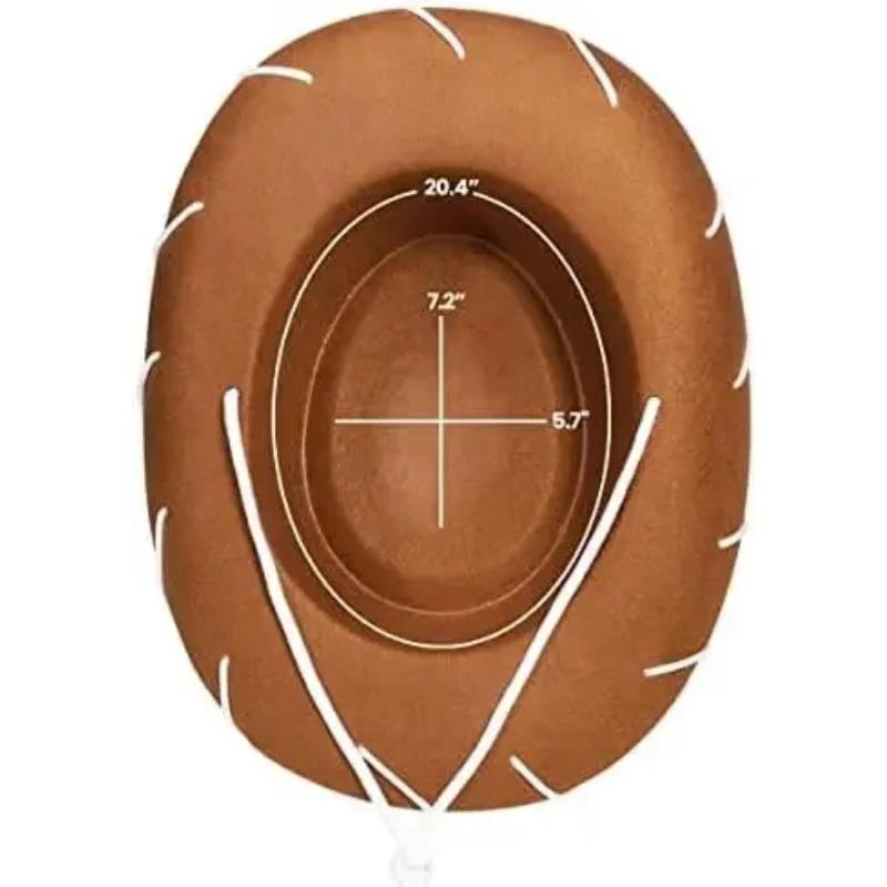 1PC Children's Cowboy Hat Halloween Carnival Party COSPLAY Stereotypes Hat Men's Large Brim Decorative Bowler Hat