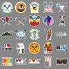 50 Long Hockey Graffiti Personalized Sports Guka Handbooks DIY Luggage Stickers Waterproof