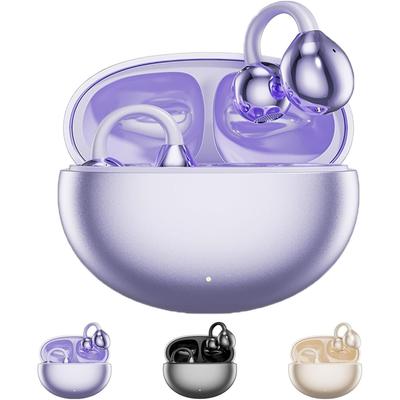 Ai Translation Earbuds Earclip Bluetooth 5.4 Headphones Clip On Ear Buds, Real Time Language Translator Headphones for iOS Android Headsets