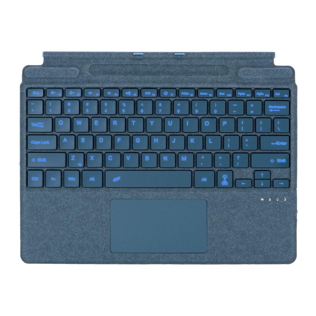 Compatible with Microsoft Surface Pro 3/4/5/6/7, Surface Go 2/3 Touch Backlit Bluetooth Keyboard Shell.