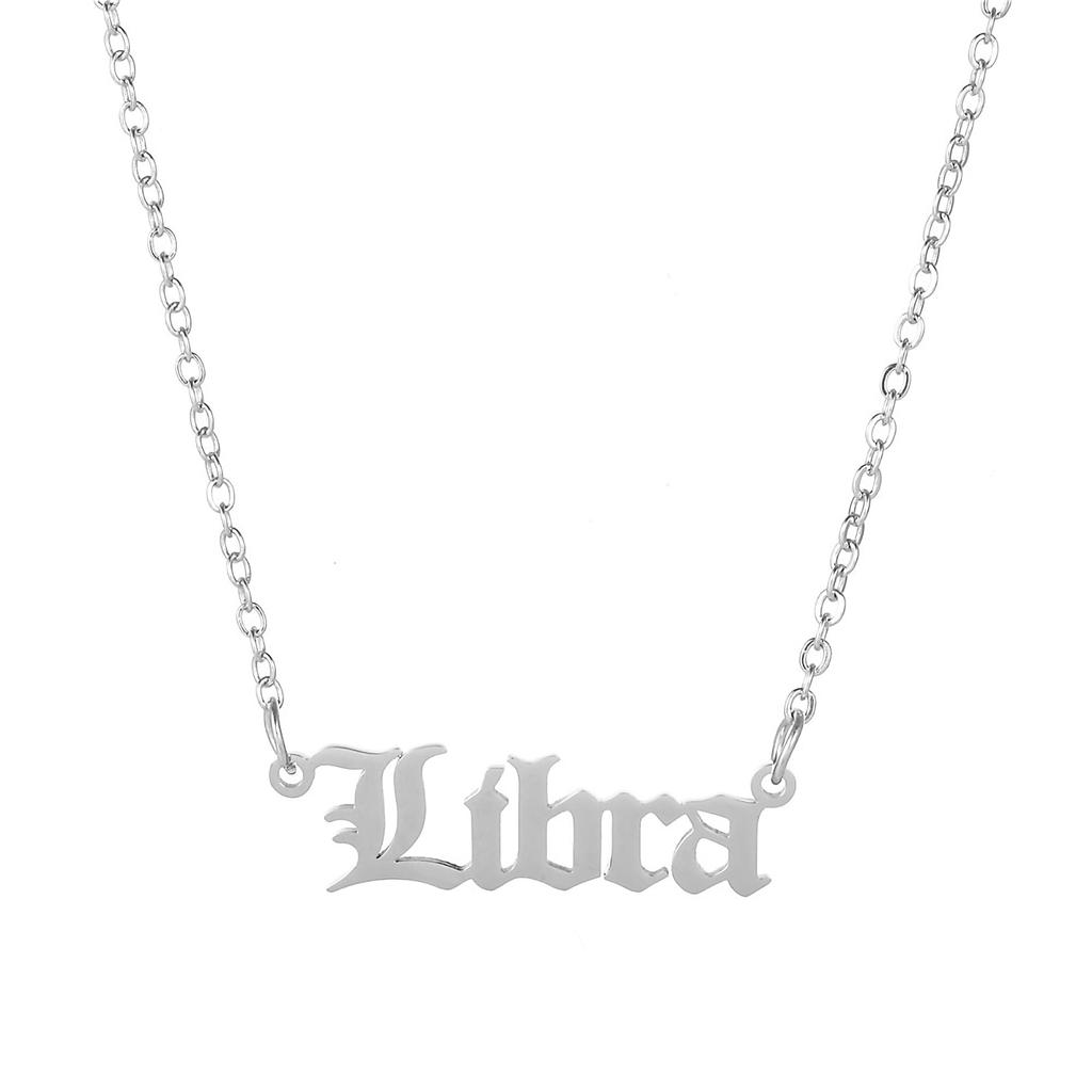 Minimalist and Exquisite Birthstone Women's Necklace Pendant Stainless Steel Plated 18K Gold Birthstone Jewelry Gift Necklace