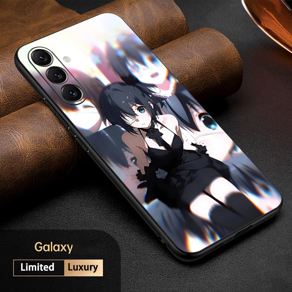 Lovely Chunibyo X rikka takanashi Phone Case For Samsung Galaxy S25 S24 S23 S22 S21 S20 Plus Ultra Note20 Soft Black