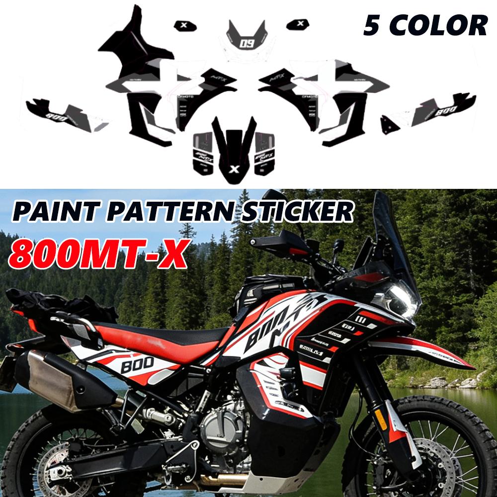 New Motorcycle Sticker Graphics Protection Kit For CFMOTO 800MT-X 800 MT X Full Paint Pattern Decorative Stickers Decals 800 MTX