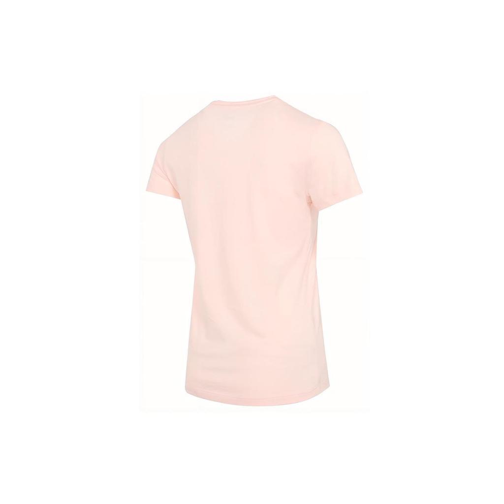 Puma Contrast Logo Print Sports Round Neck Short Sleeve T-Shirt Men Tops Pink 845864-27