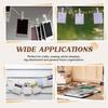 200 Pcs Mini Clothesp Plastic Clear Clips Tiny Photo Clips Multi-Function Small Clothesp for Hanging String Fairy Lights Picture Photo Paper Binder