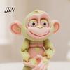 Durable Animal Decoration 3D Printed Articulated Monkey Figurine, Multi-Color Cartoon Model with Style Collectible Movable Joints, Stress Relief