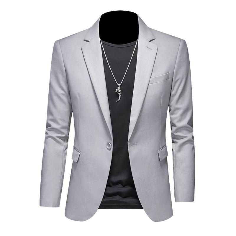 Men's Plus Size Slim Fit Blazer - Wedding & Business Attire