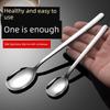 Food-Grade 304 Stainless Steel Spoon for Children, Suitable for Feeding and Drinking Soup, Portable Spoon