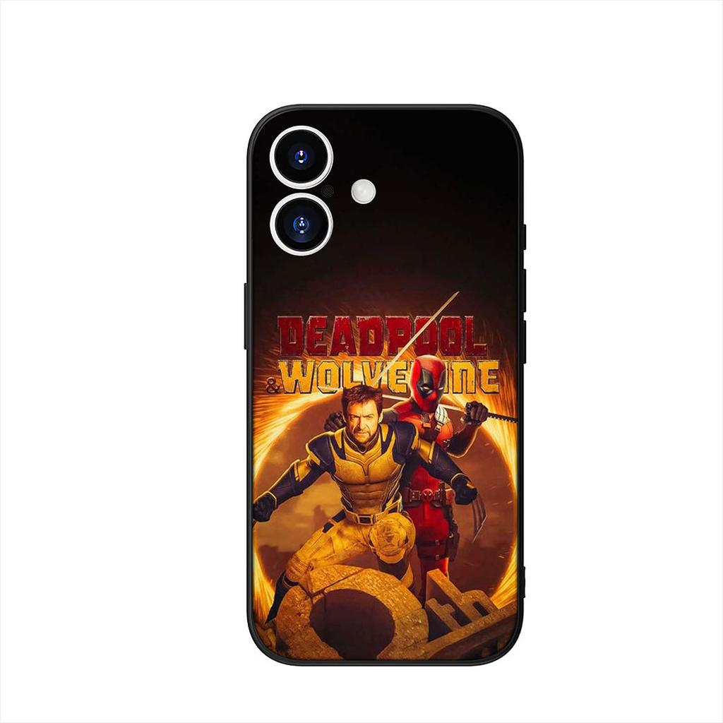 Deadpool Marvel Wolverine Cover Phone Case for Apple iPhone 16 15 14 Plus 13 12 Mini 17 Pro Max + 16E Air 16+ ProMax