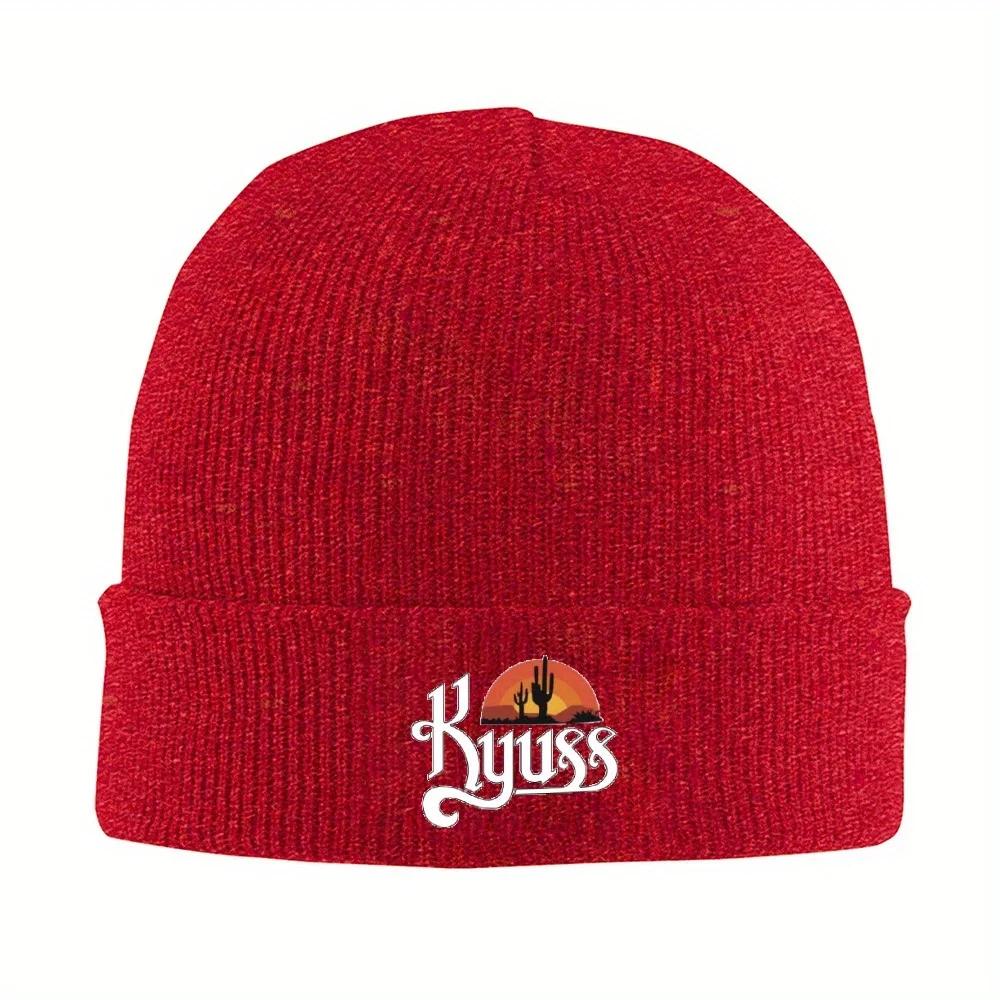 pc Kyuss Rock Band Metal Music Beanie Hat For Winter Bonnet Knitted Hat