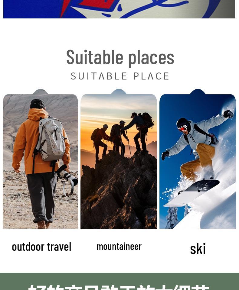 2025 Všestranná outdoorová softshellová bunda - Lehká, Vodotěsná, Větruodolná, Prodyšná; Ideální pro cyklistiku, turistiku a kempování.