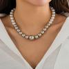 Imitation Pearl and Big Ball Beaded Choker Necklace for Women Short Beads Chains Collar On Neck Accessories 2026 Fashion Jewelry