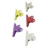 5pcs Colorful Metal Bull Hinge Clips Wall Hanging Heavy Duty Sturdy Spring Large Bull  Paper C