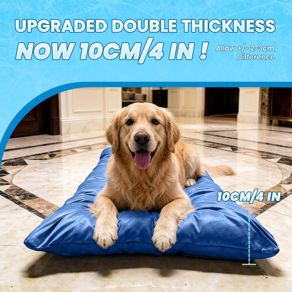 Dog Bed with Breathable Fabric Pet Pad for Hot Summer Days