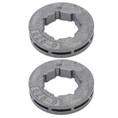 2PCS Rim Sprocket 325 9 Iron 9 Tooth Lawnmower Sprocket Drive Rim Replacement for Jonsered