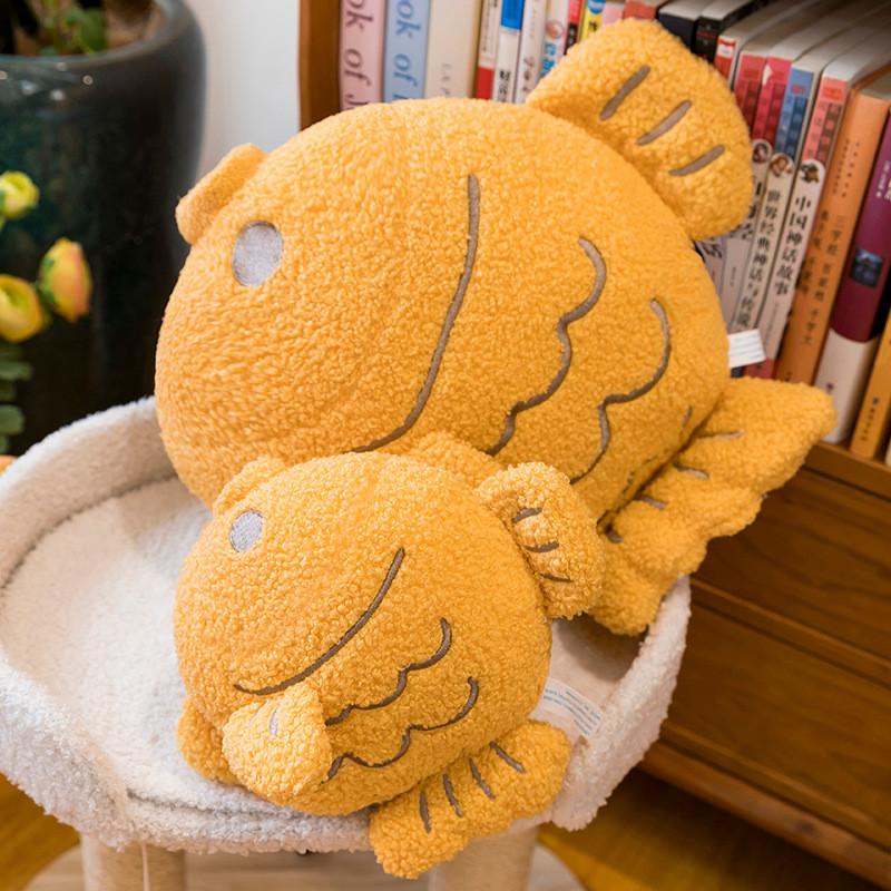 Animal Plush Toy Fish Shape Soft Stuffed Cushion For Kids And Babies