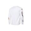 Air Jordan Athleisure Casual Sports Printing Round Neck Long Sleeves White Men's CD5872-100
