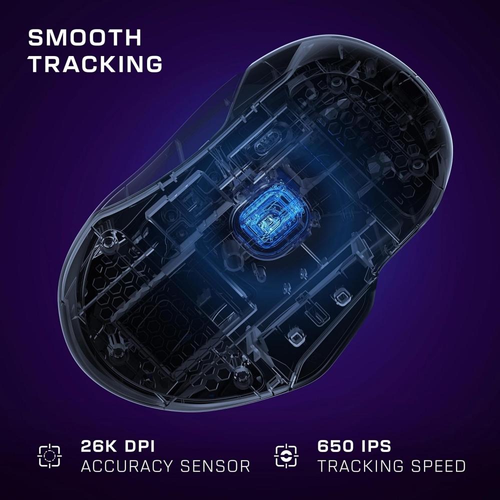 Turtle Beach Wireless Gaming Mouse 26k Dpi 650ips Kone Ii Air Black