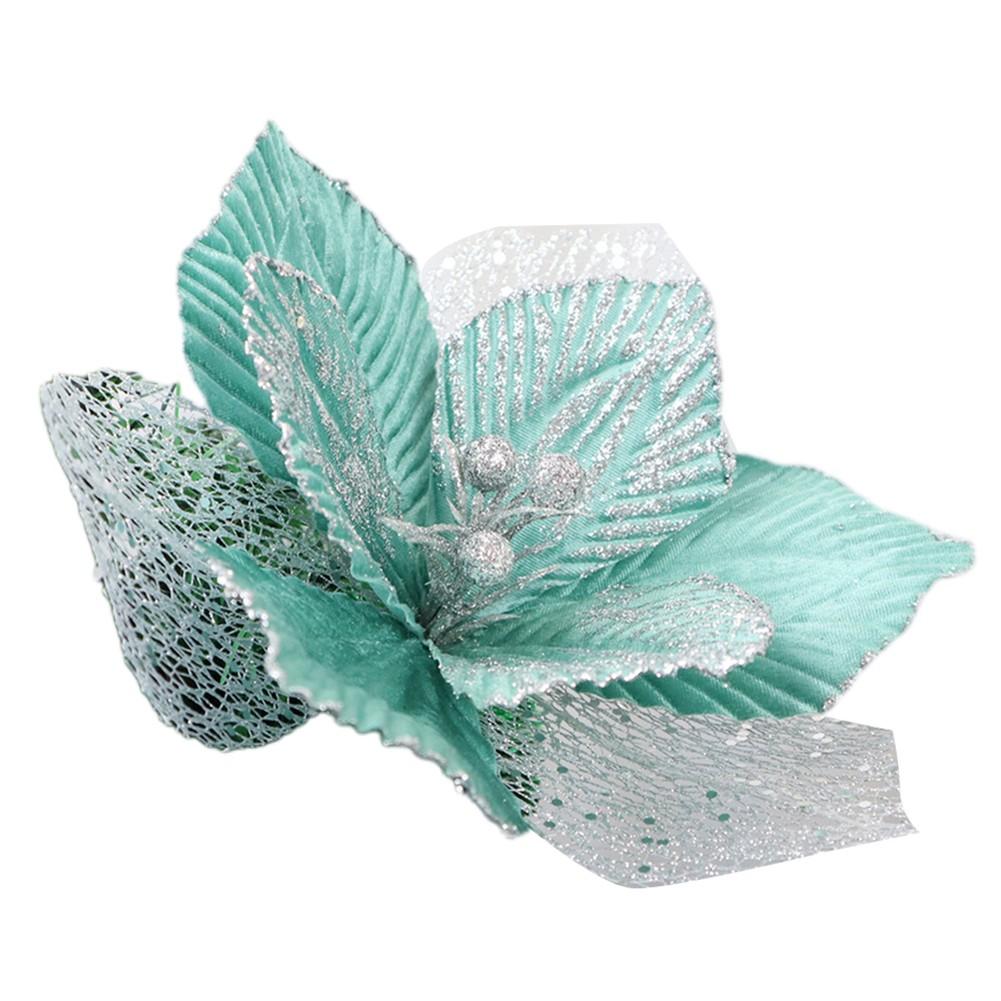 

Christmas Decoration Christmas Flowers DIY Flower Arrangement светло-синий