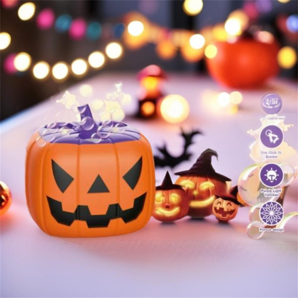 Auto Bubble, Colorful Lights & Fun Music For Halloween! 20ml