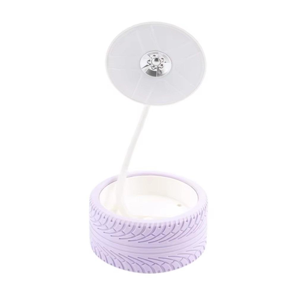 

Portable Plastic LED Desk Lamp Eye-protection USB Charging Study Lamp Foldable Wheel-shaped Desk Lamp Office Work фіолетовий