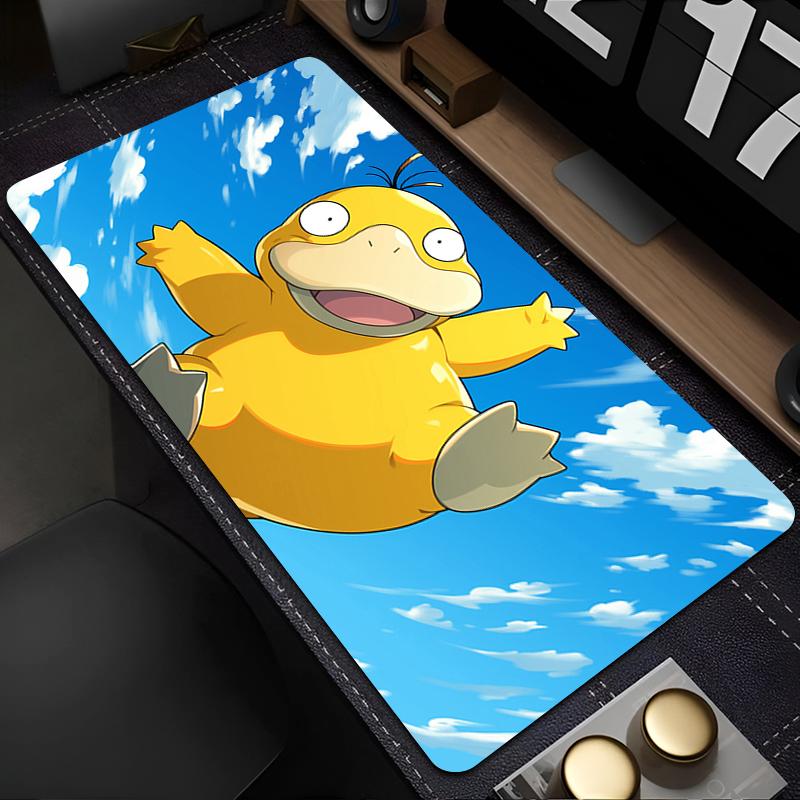 Mouse Pad Pokemon Psyduck 90x40cm rubber table Large Gamer Desk mat Computer Keyboard Pad XXL gaming accessories carpet mousepad