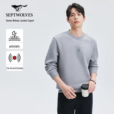 Men's Printed Fleece Crewneck Sweatshirt