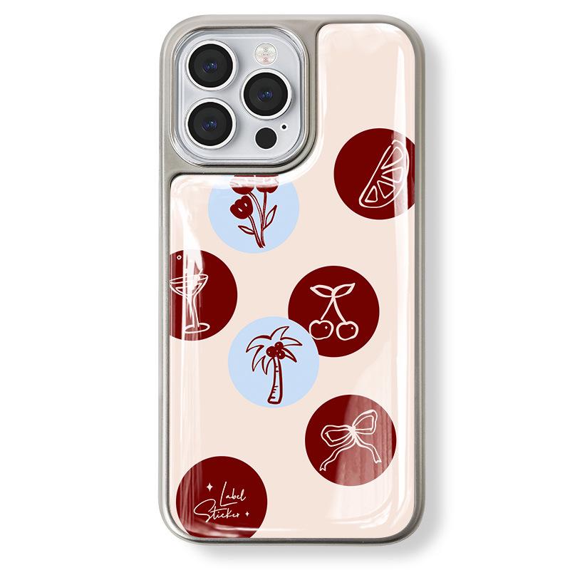 

Zhitai iPhone 15 Pro Max, 14-16 Серии, Чехол с гальванизированной серебристой кромкой; Совместим с Huawei P70 Pro. iPhone 17 Air