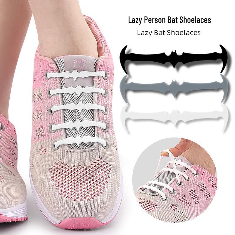 Lazy Person No-Tie Elastic Shoelaces - 16 Pack Trendy Casual Sports Laces, No Wash Needed, In Stock
