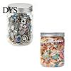 Mystery Jewelry Box 10/15/20/25/30/35Pcs Jar for Women, Mixed Necklaces Earrings Rings Bracelets Set, Lady Gift Gothic Ocean Theme Kit with