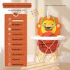 Kids' No-Drill Indoor Basketball Hoop with Suction Cup for Silent Play
