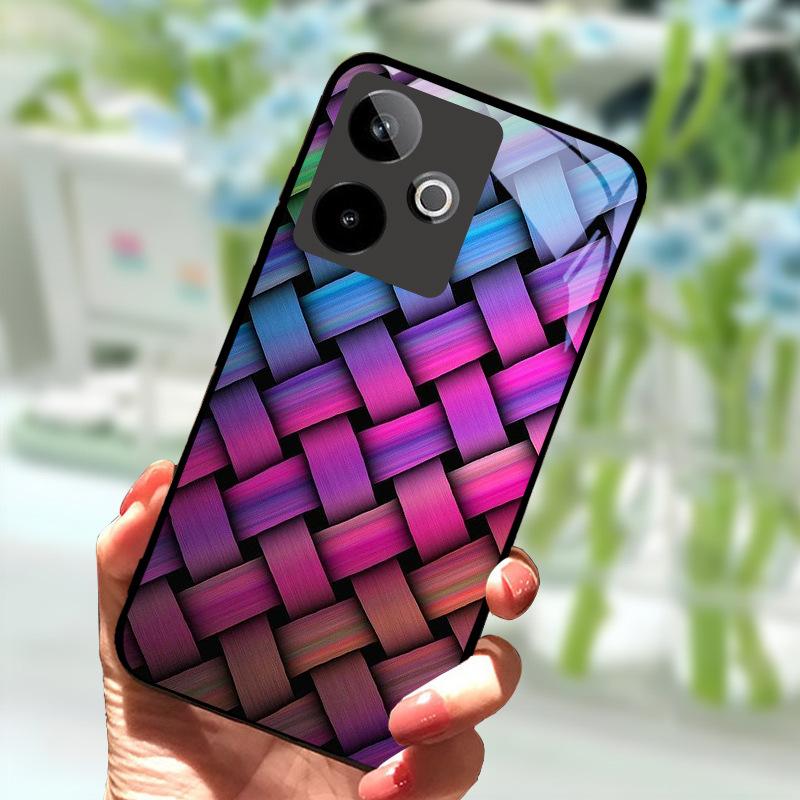 Pro Realme GT7 5G Pouzdro Nové Módní Zadní Kryt z Tvrzeného Skla Pevné PC Pouzdro na Telefon Pro Realme GT 7 Fundas Nárazuvzdorné Pouzdro