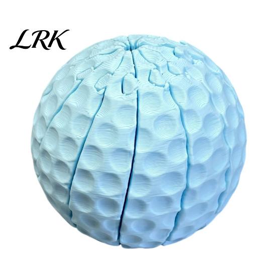 Flexible Sensory Toy 3D Printed Twisting Ball Fidget Toy, Transforming Spiral Shape Decompression Twistable Stress Reliever Desk Accessory for