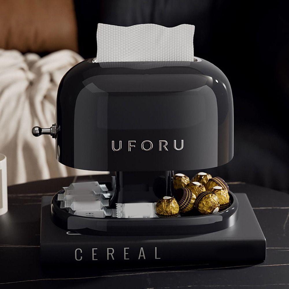 

Spring Support Tissue Storage Box Double-Layer Napkin Holders Stylish Tissue Dispenser Office зелений