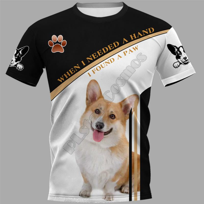Bernese Mountain Dog 3D Printed T-shirt Men's Summer Casual Short-sleeved T-shirt 2021 New Men's Trendy Fashion All-match